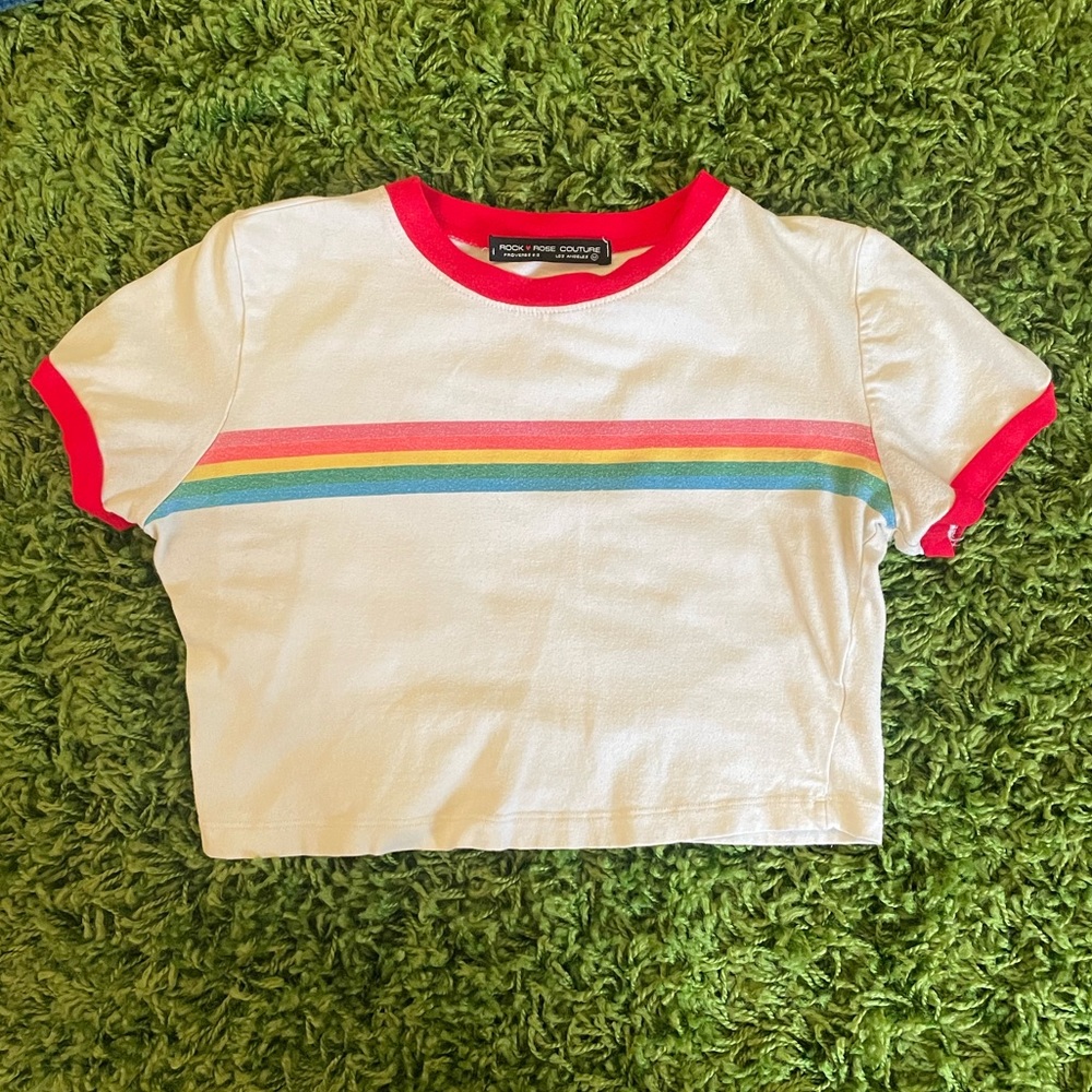 Rainbow Crop Top